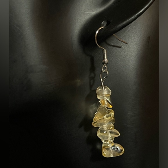 Bracelet And Earrings Set - Citrine Natural Healing Stone - Picture 9 of 13